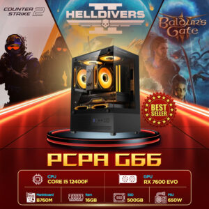 Máy tính PCPA G66 (Core i5 12400F/16GB/RX 7600 8G/650W) (Copy)