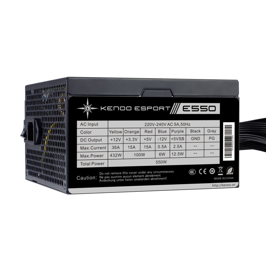 Nguồn Kenoo E550w 80Plus